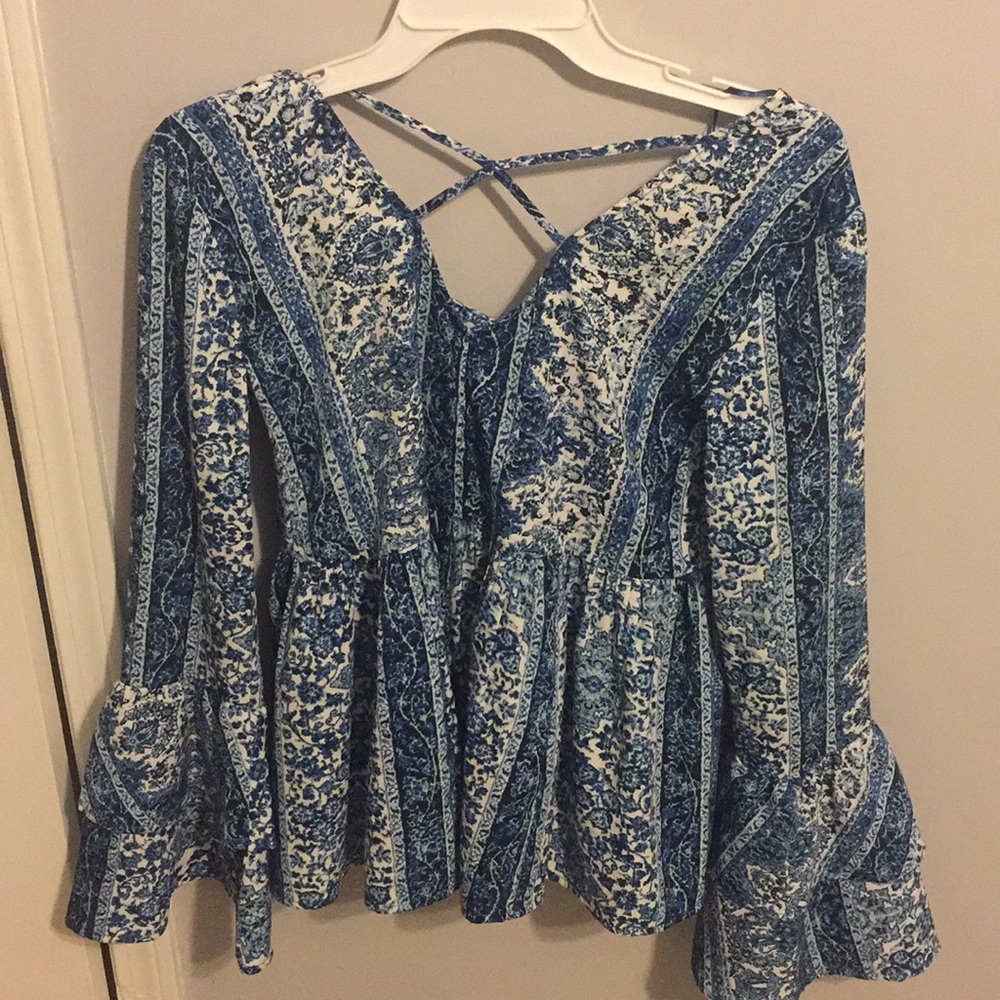 Blue blouse